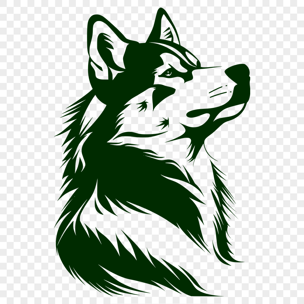 Free Stunning Husky Digital Artwork