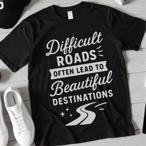 Inspirational Quote SVG Vector Art A vector graphic of an inspirational quote in bold, modern font with subtle shading effects.