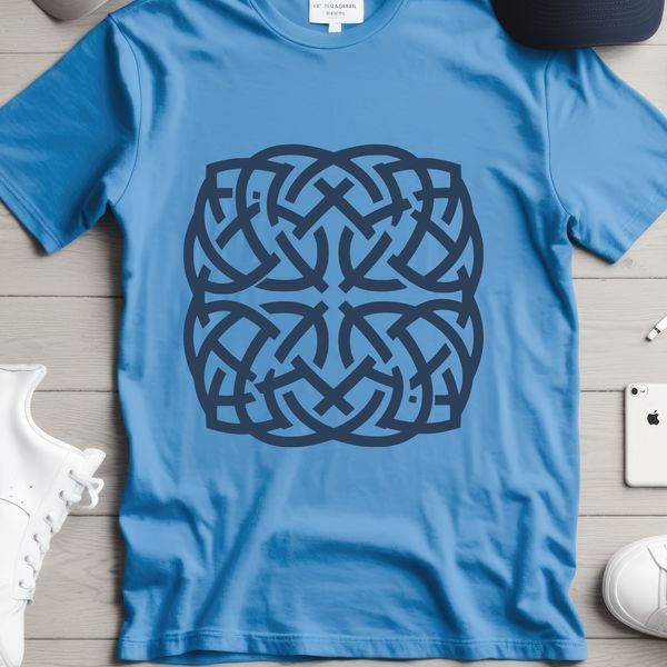 An ornate Celtic shape with intricate embellishment details, designed as a free vector graphic.