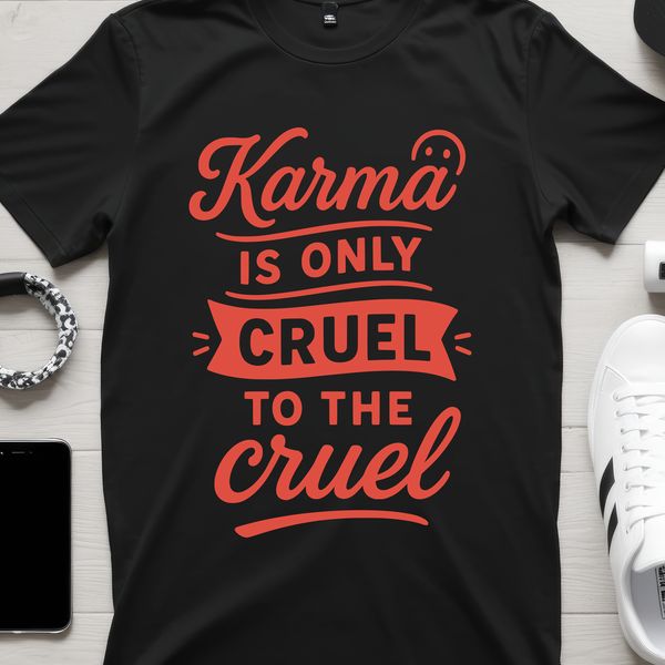 Karma Vector Artwork for Cricut Projects Vector quote artwork featuring a design about karma, suitable for commercial and personal use with a Cricut or laser cutter.
