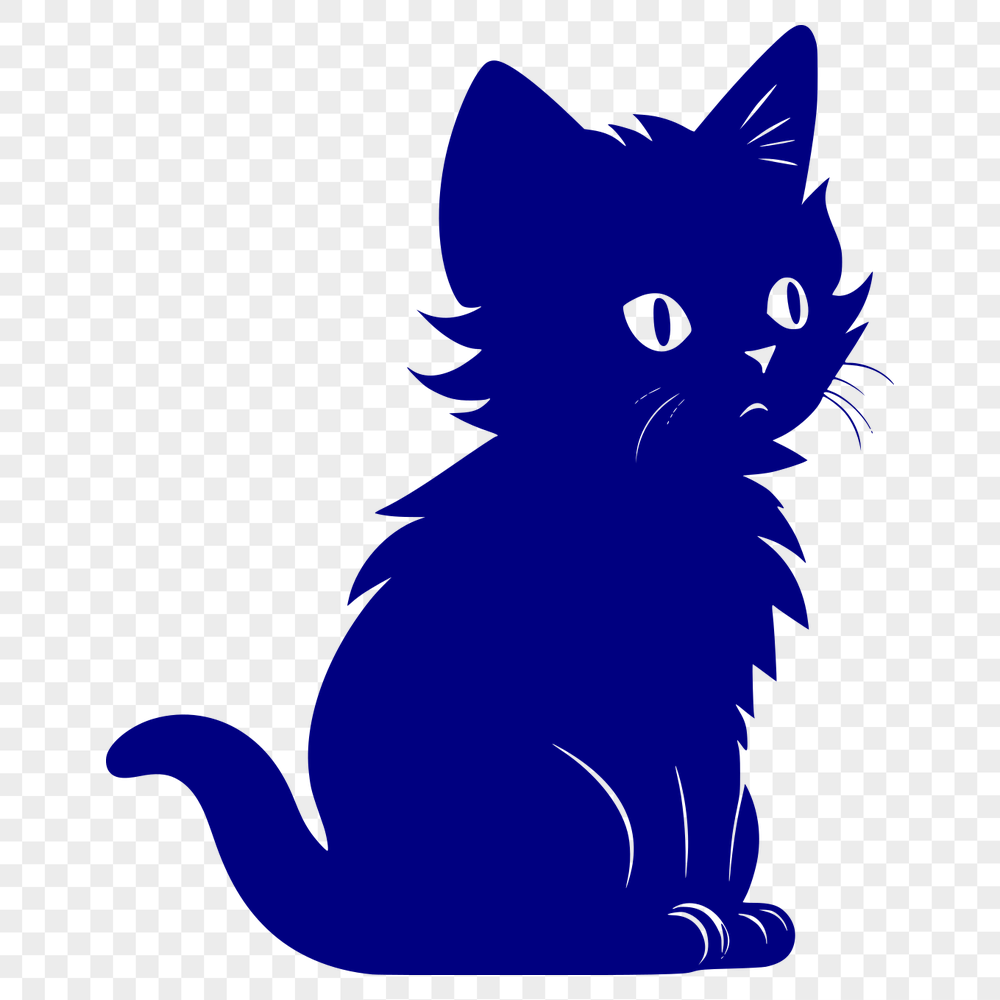 Stunning Kitten Vector Illustration