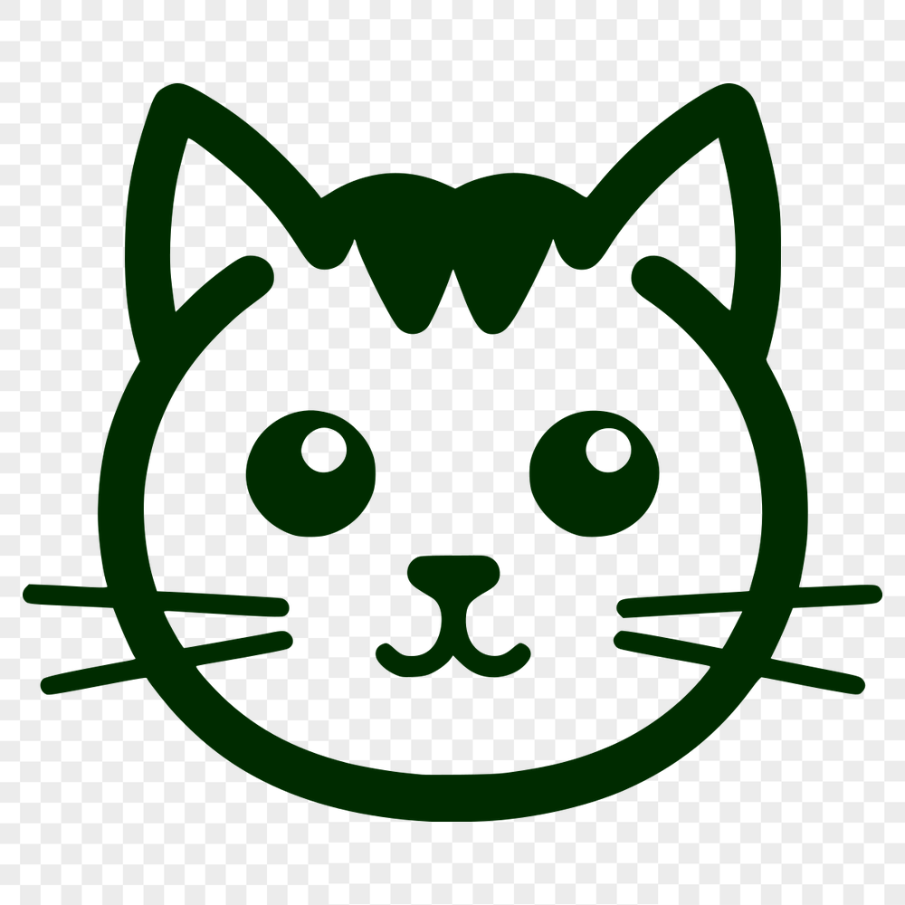 Artistic Kitten SVG, PNG, PDF And DXF Files