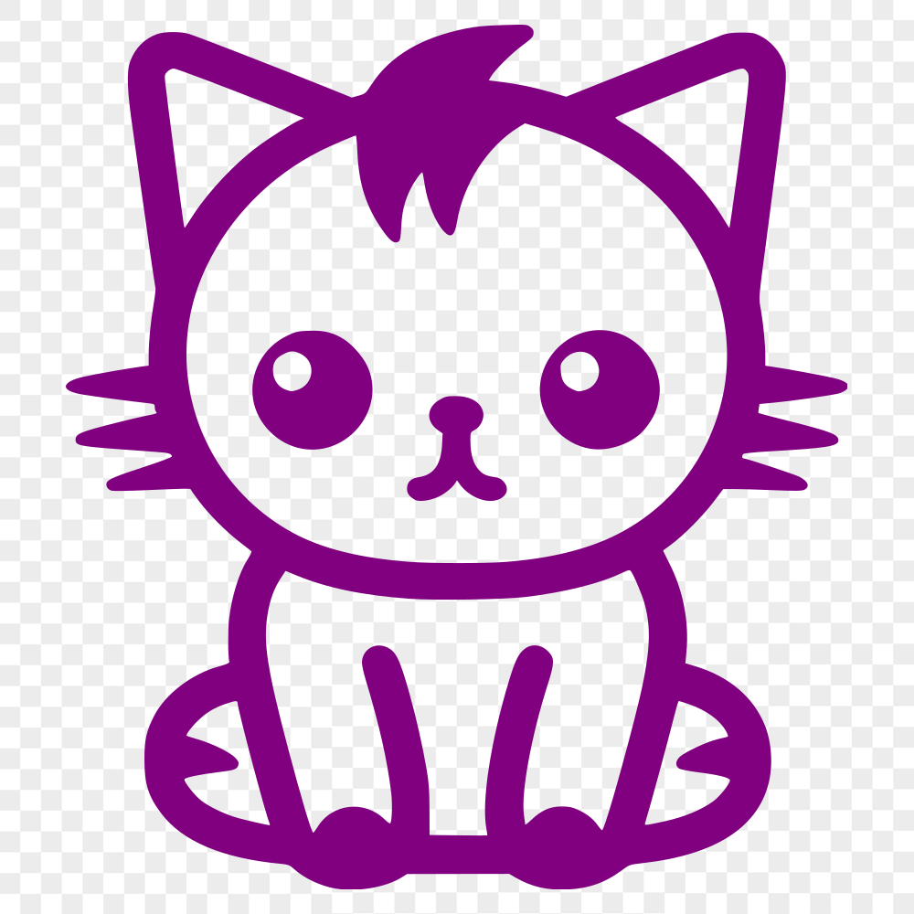 Free Unique Kitten Clipart