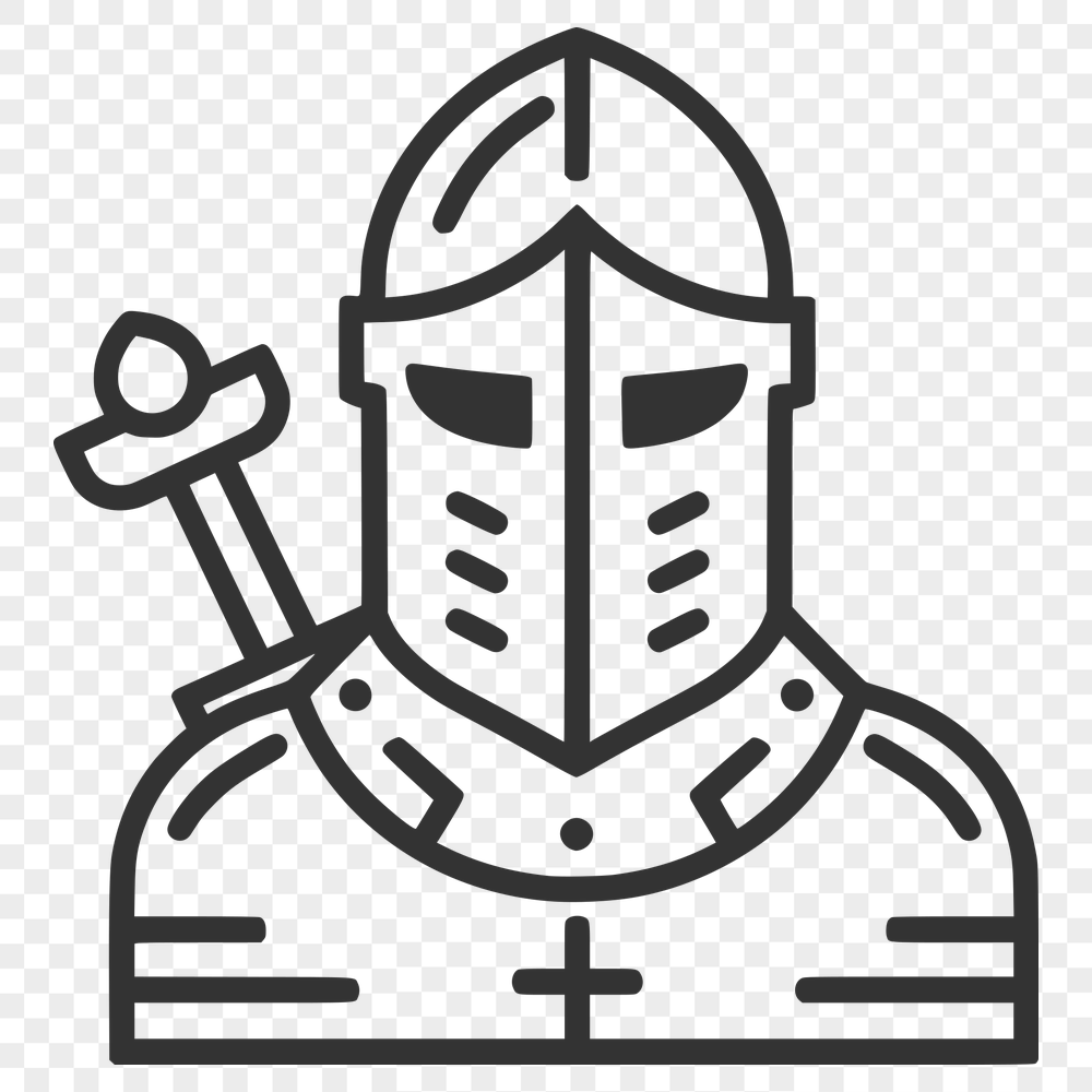 Free Unique Knight Vector Craft File