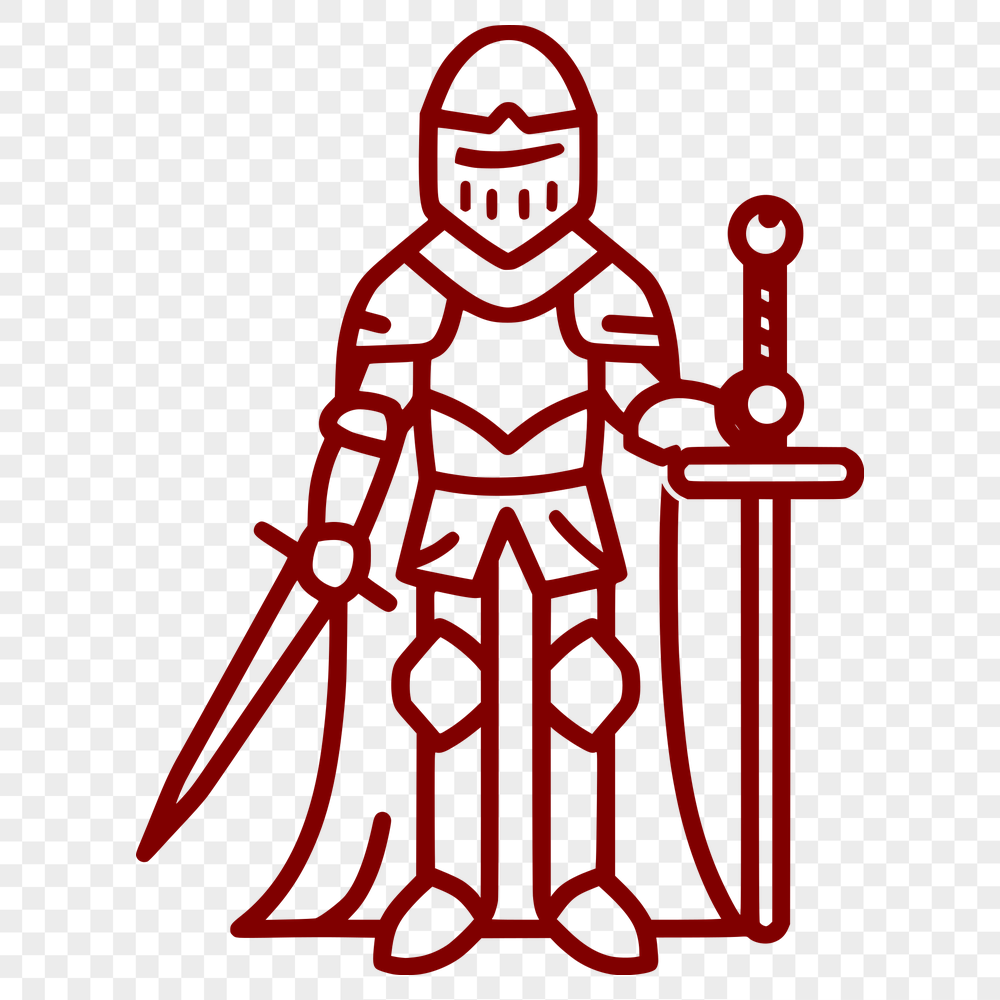 Stunning Knight Vector Image