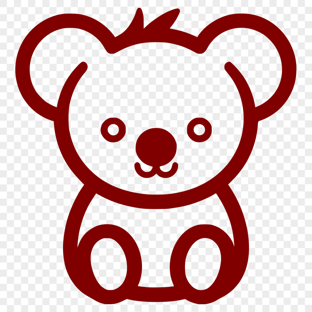 Sitting Koala  DXF