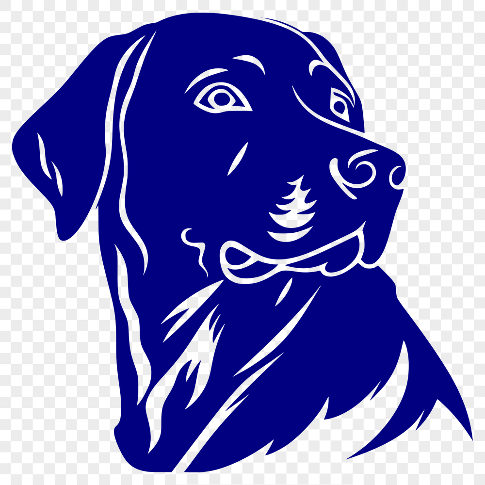 Free Creative Labrador Retriever Vector Illustration