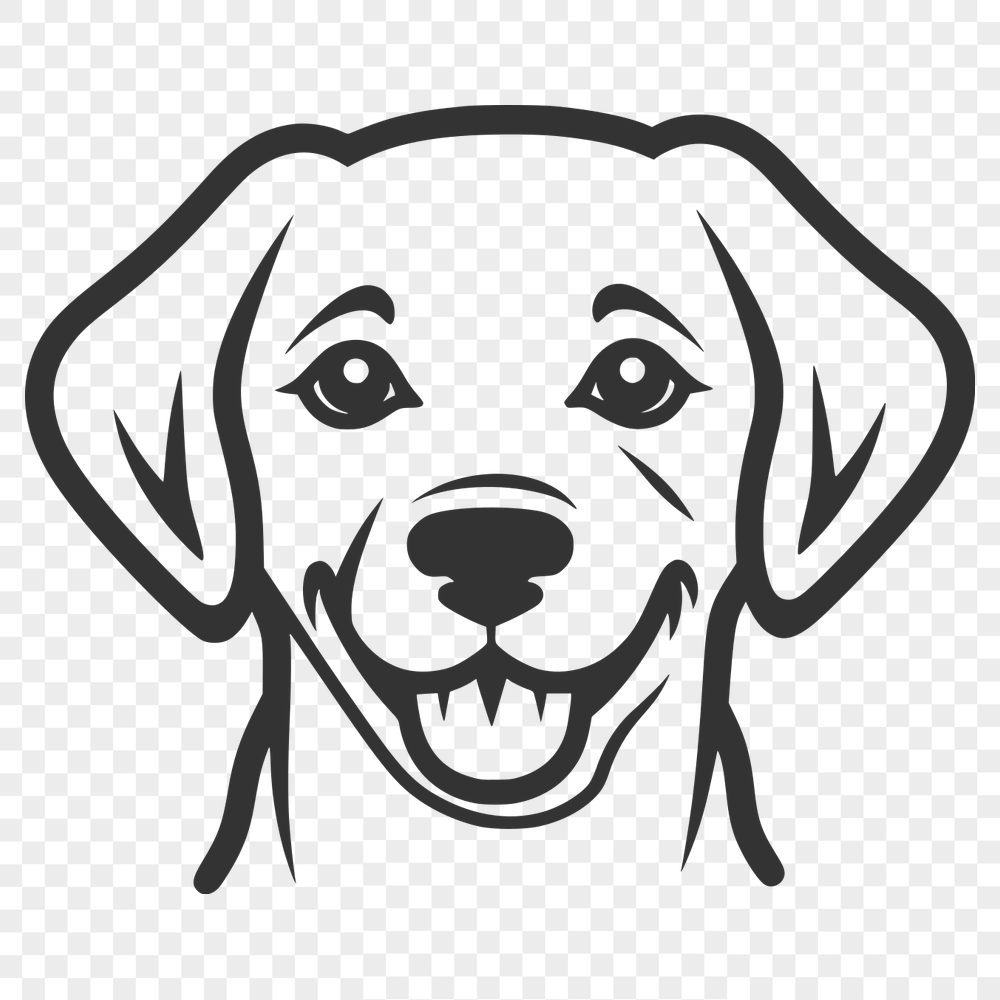 Unique Labrador Retriever Clip Art