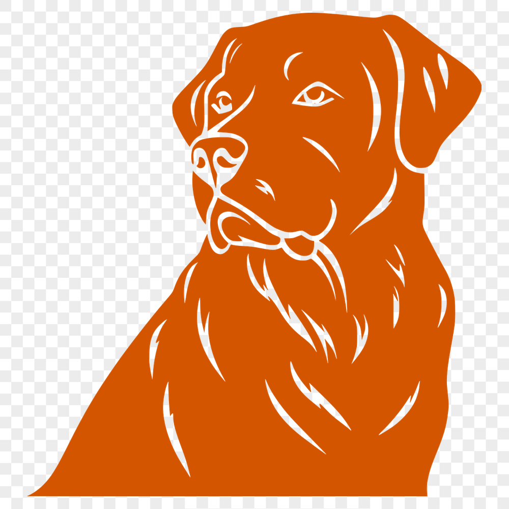 Artistic Labrador Retriever Illustration