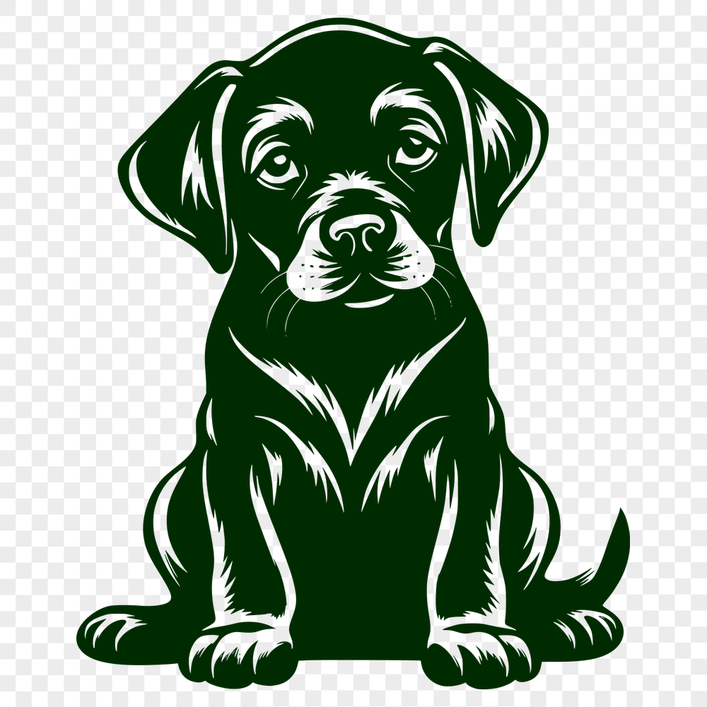 Free Unique Labrador Retriever Vector Drawing