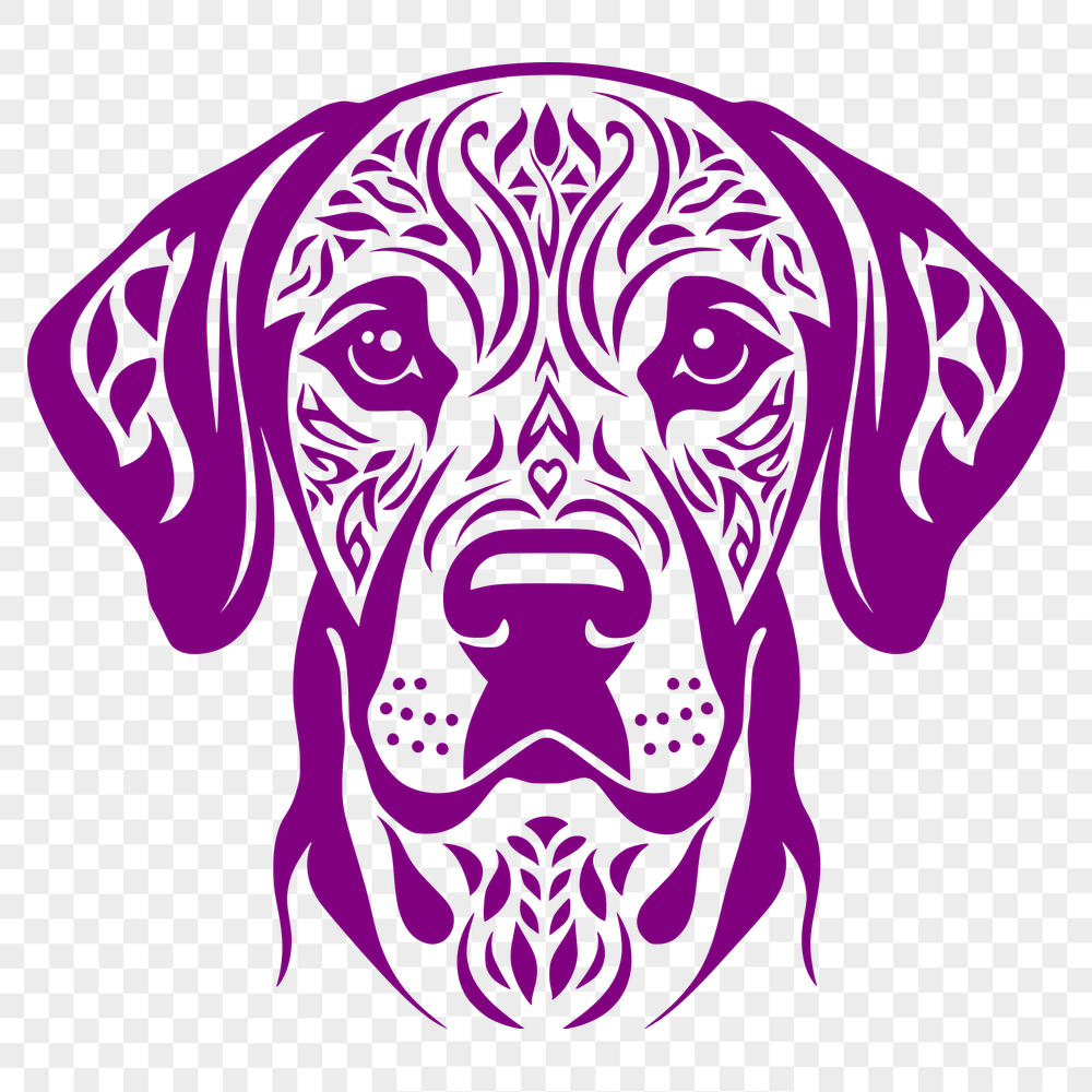 Free Ornate Labrador Retriever Decal