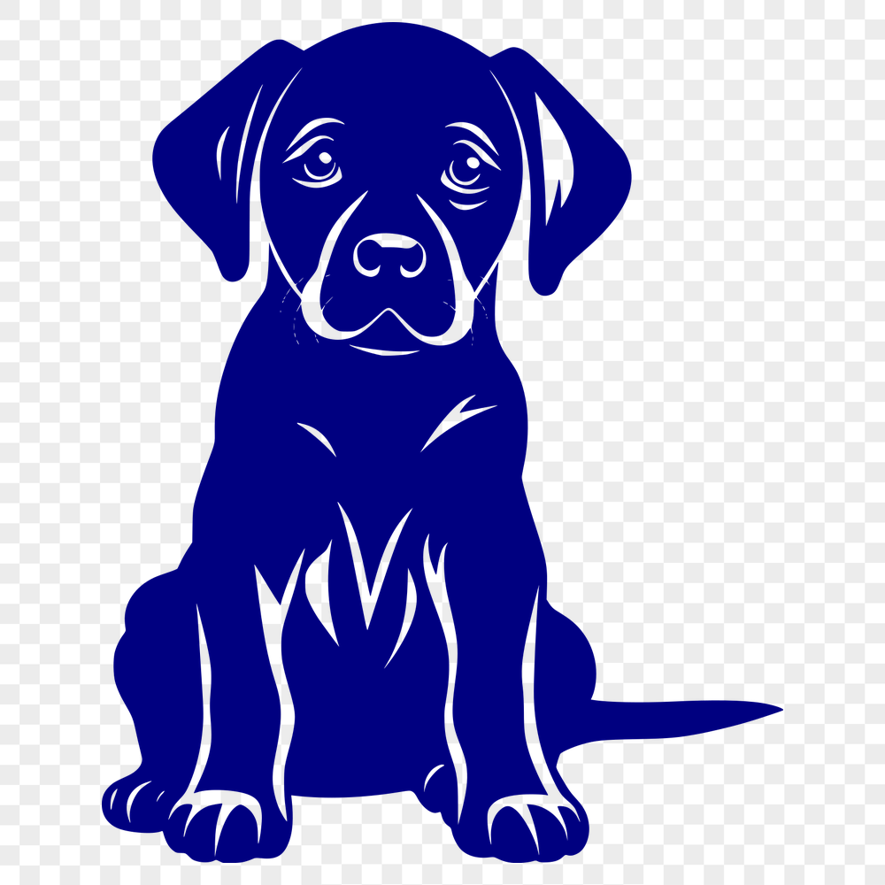 Sitting Labrador Retriever Artwork