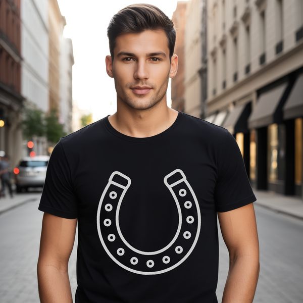 SVG horse shoe for free download and Cricut use