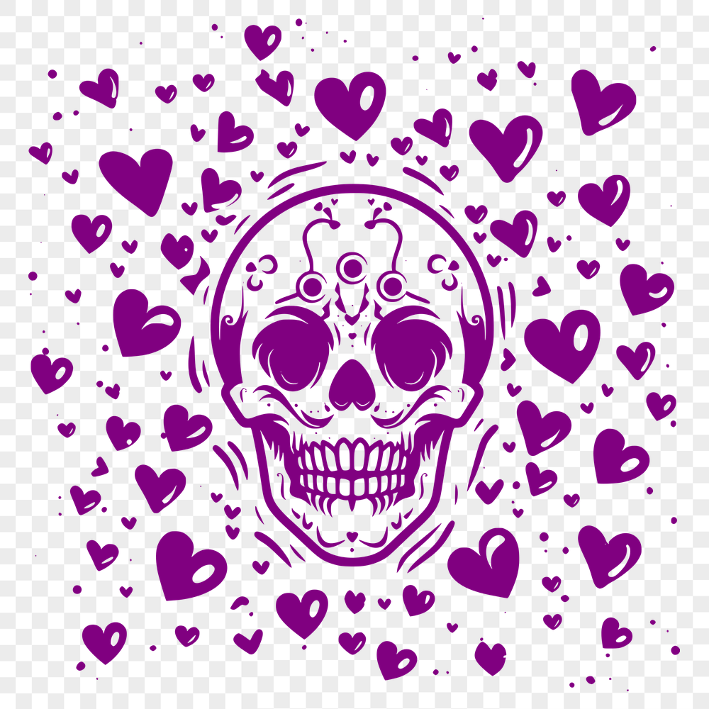 Creative Skull PNG