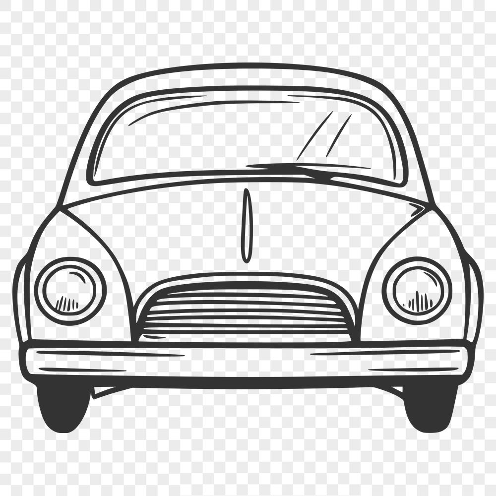 Vehicle Vector Image In DXF File Format For Free Download