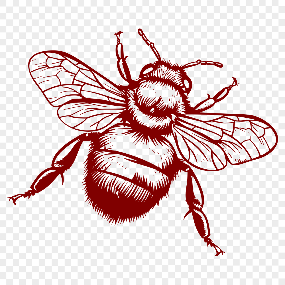 Artistic Bee Decal