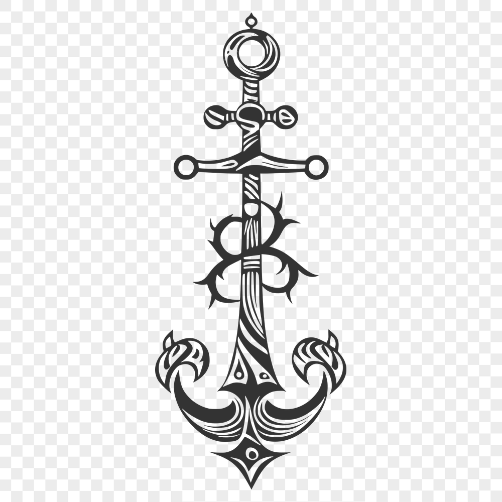 Beautiful Anchor PNG