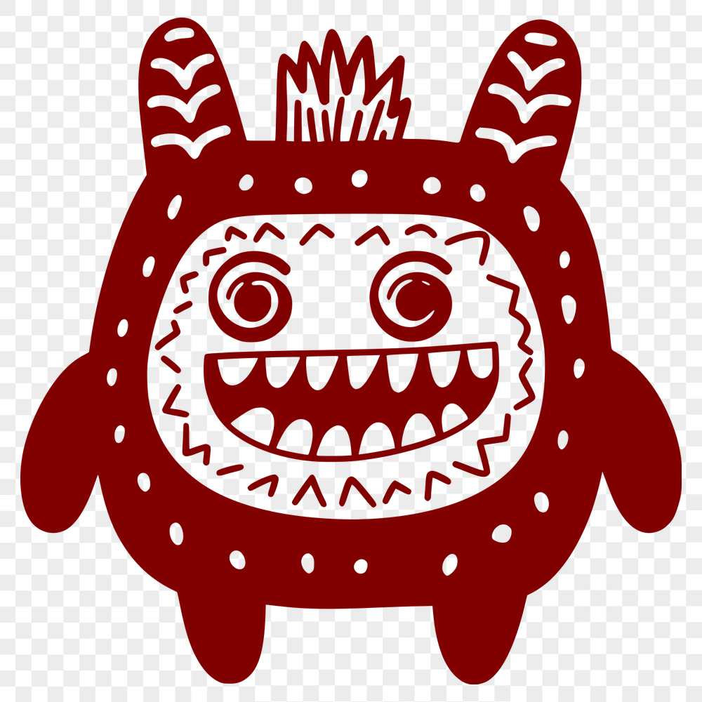 Monster Printable Image In PNG & SVG - Free Digital Download