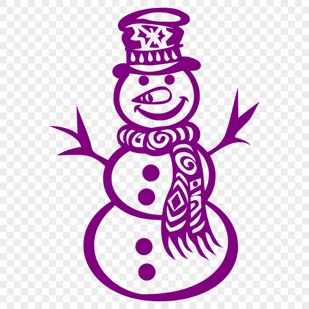 Creative Snowman In PDF