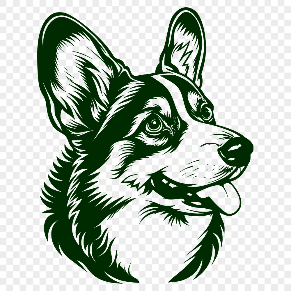 Creative Welsh Corgi Clip Art