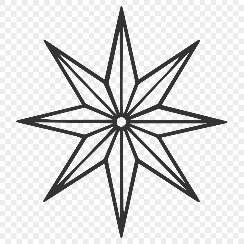 Artistic Star - Xmas SVG Free Download