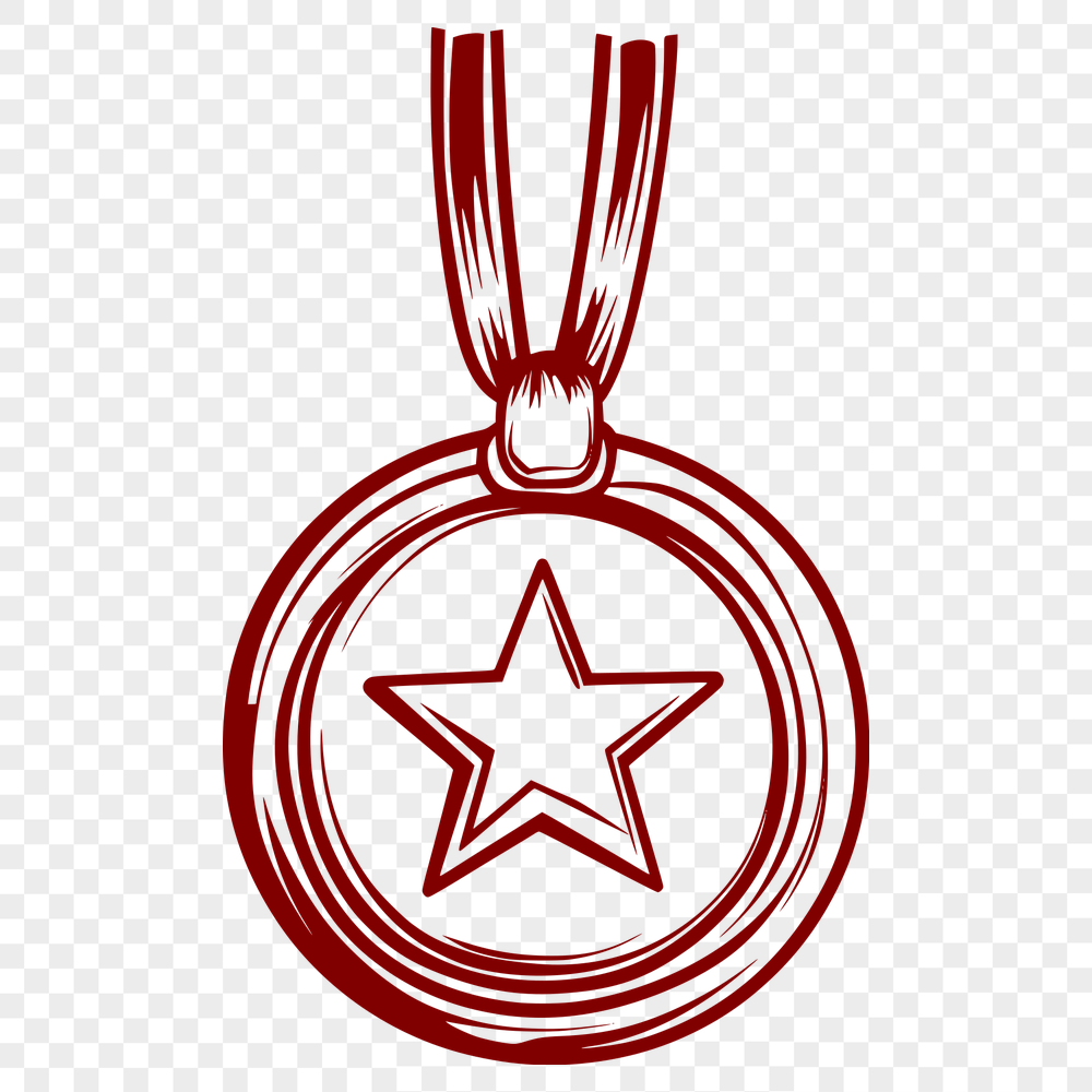 Medal Digital Artwork In SVG, PNG, PDF And DXF Formats