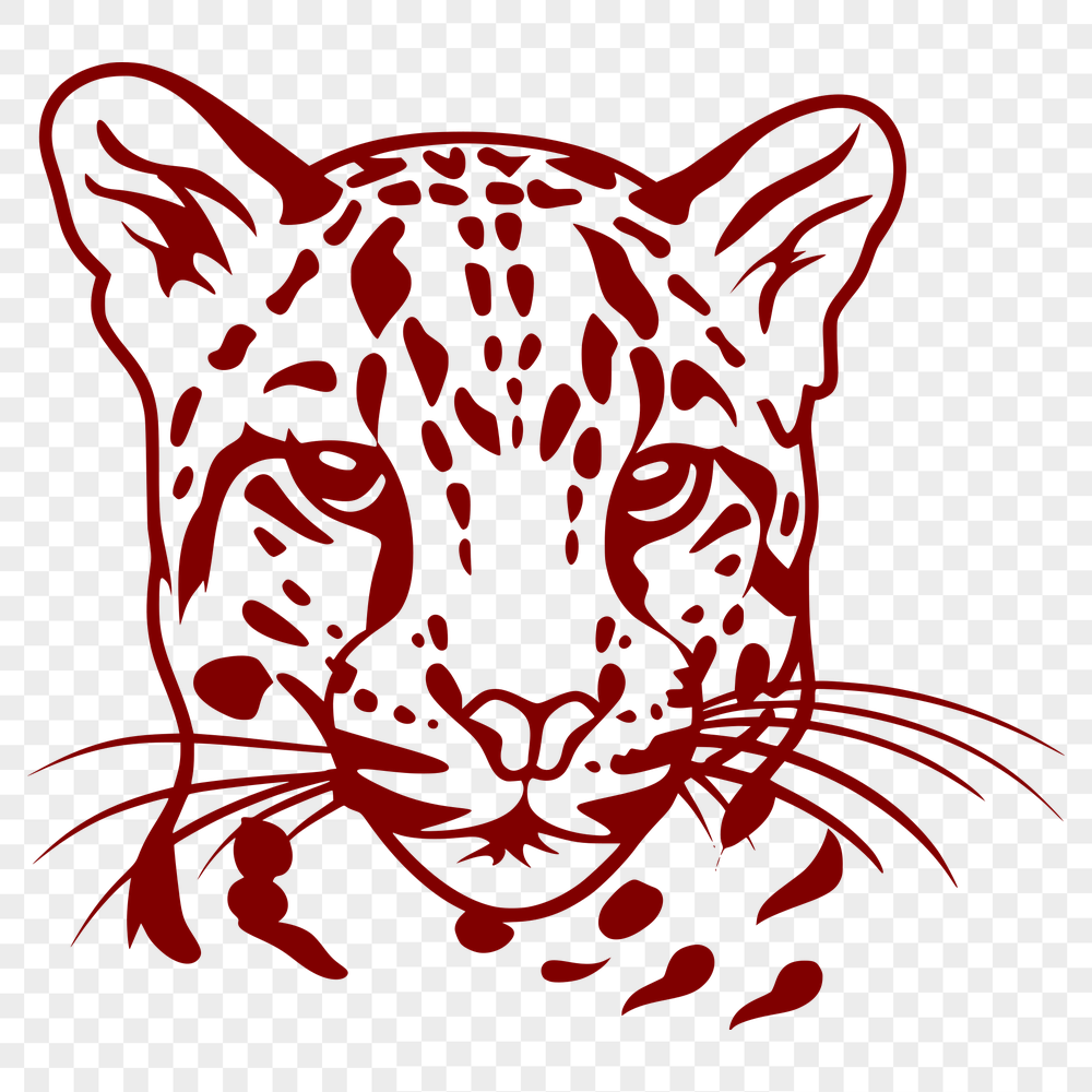 Stunning Big Cat In SVG & DXF