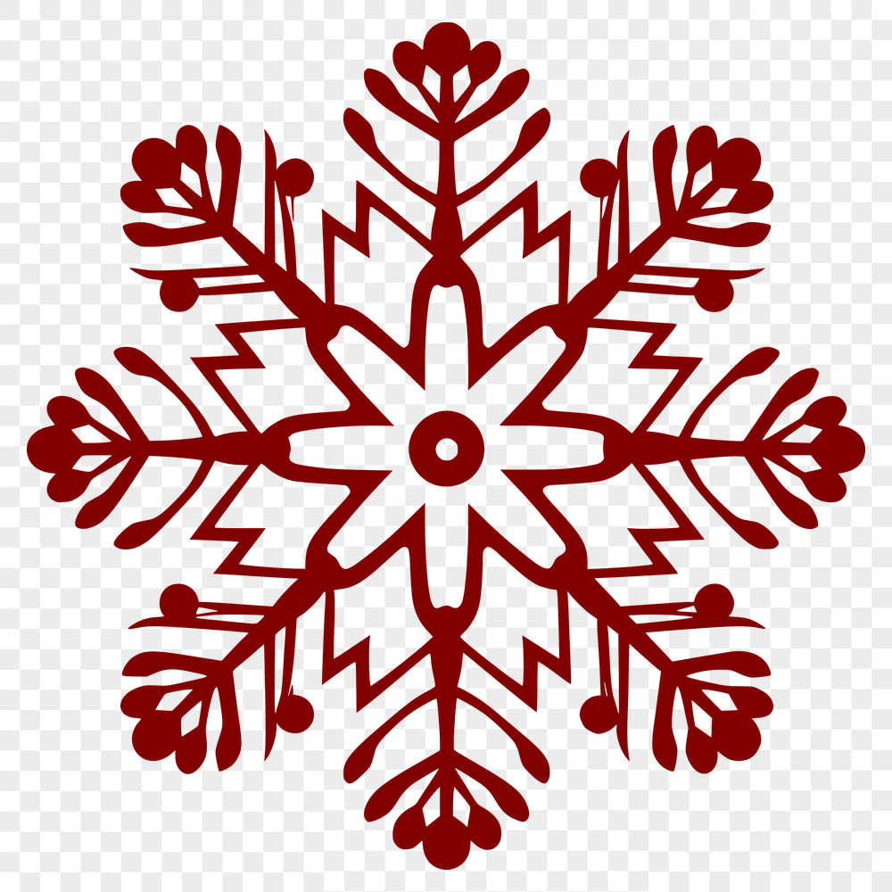 Stunning Snowflake In PNG & SVG