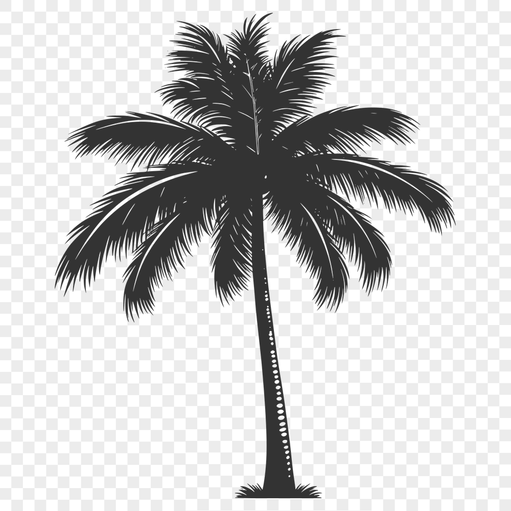 Unique Palm Tree In DXF Format - Free Download