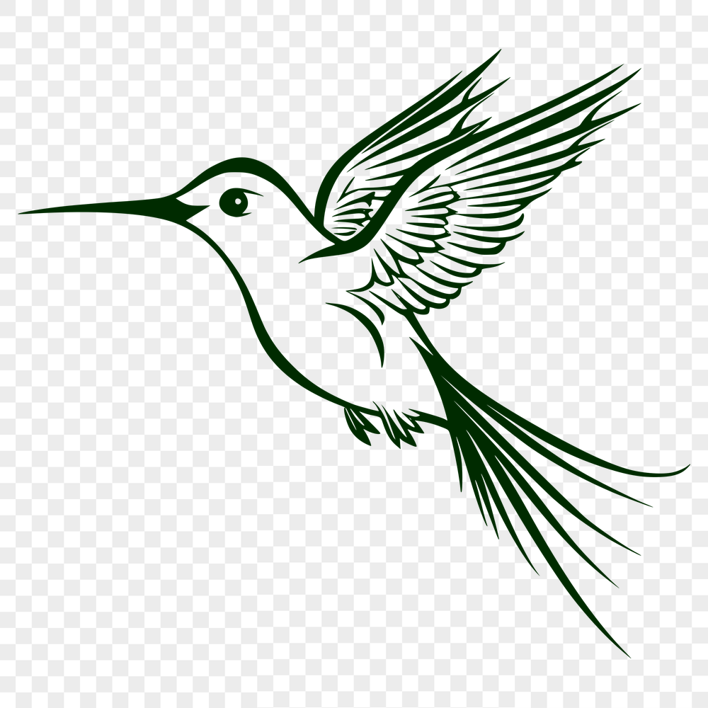 Unique Hummingbird - For Laser Cutter Project