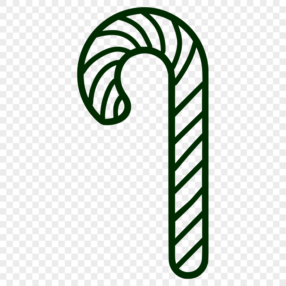 Candy Cane In PNG Format - Free Digital Download, Commercial Use