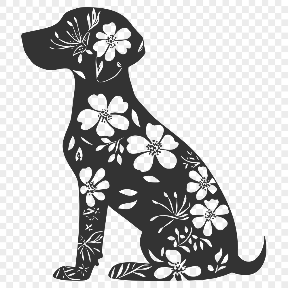 Dog Clip Art In SVG, PNG, PDF And DXF File Formats