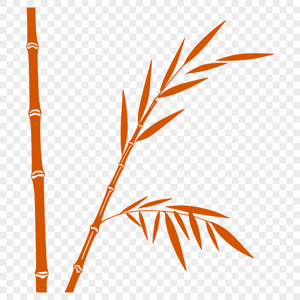 A simple vector illustration of a single leaf with smooth edges.