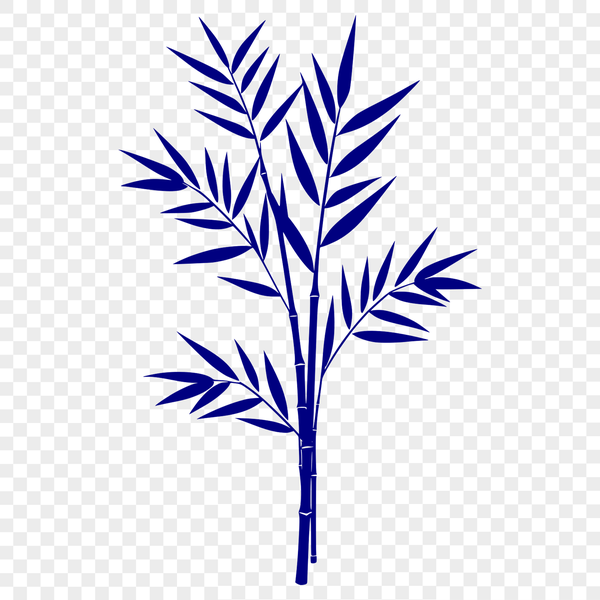 A detailed illustration of a single leaf with intricate veins and edges.