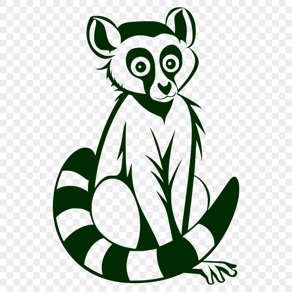 Unique Lemur Clipart