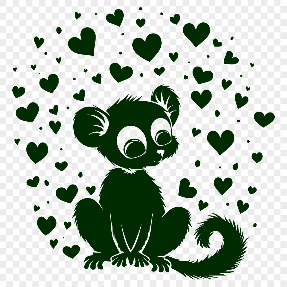 Cute Lemur - For Sublimation Project