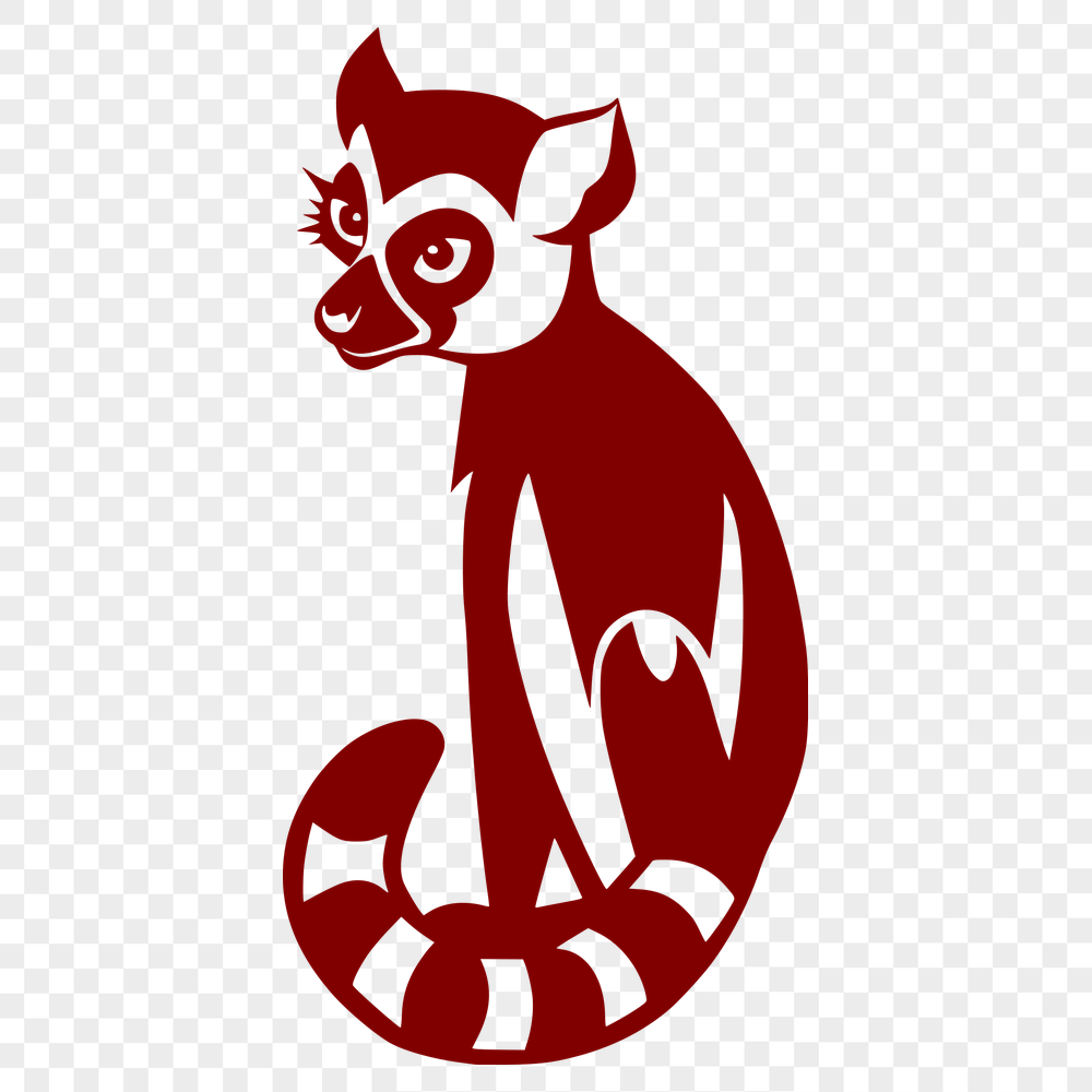 Stunning Lemur - Sublimation SVG