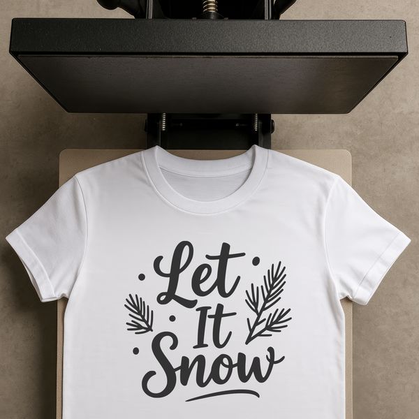 Vector graphic of Christmas quotes with winter theme illustrations.