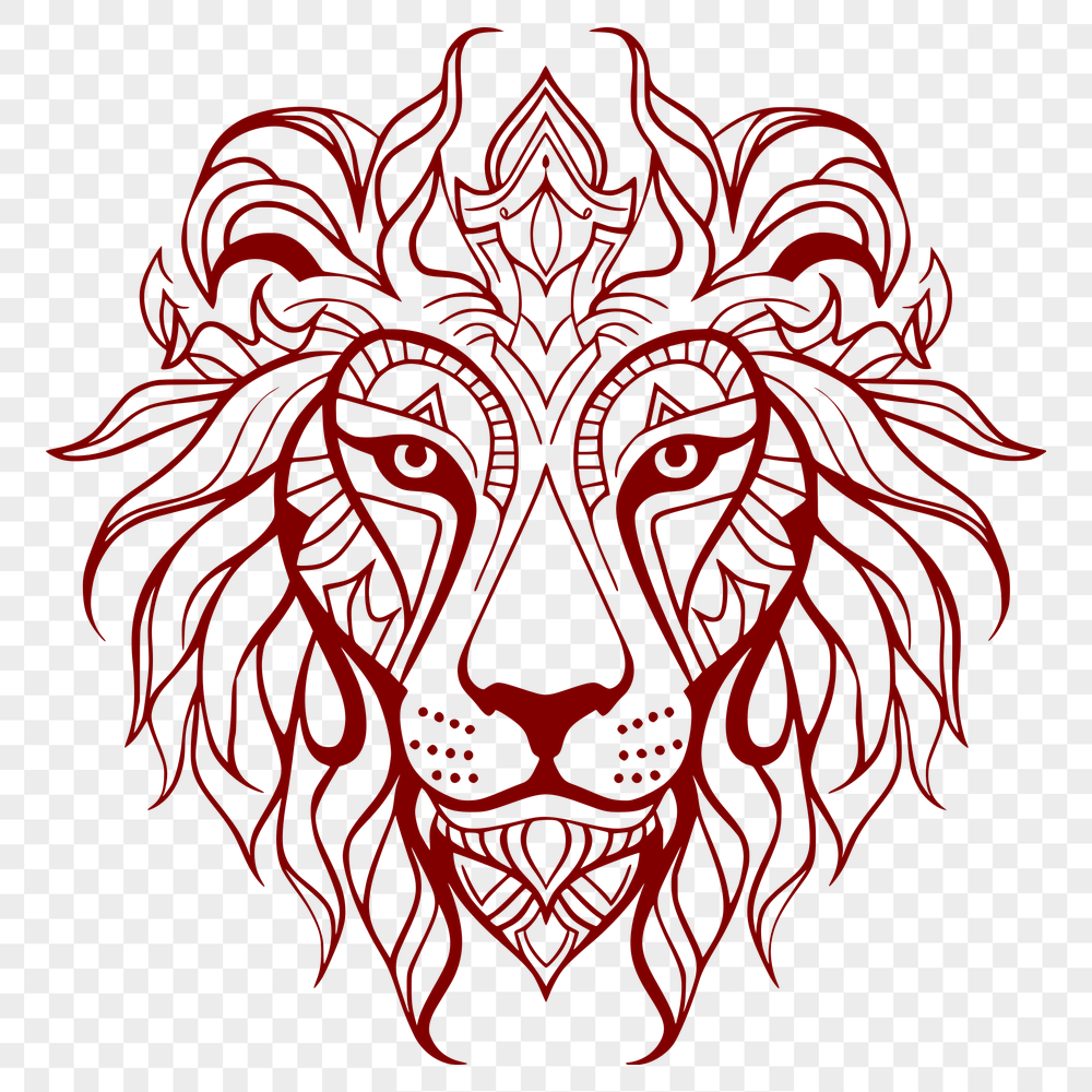 Free Beautiful Lion Printable Image