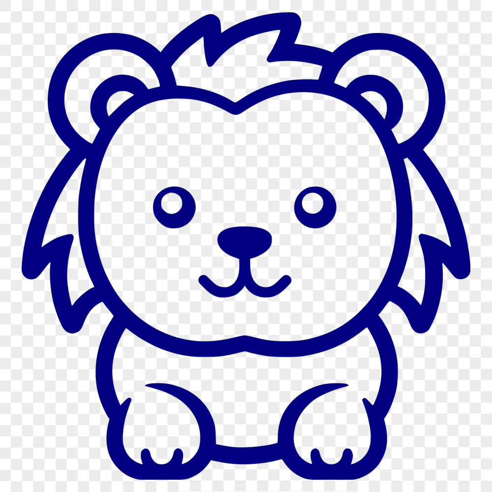 Cute Lion - For Glowforge Project