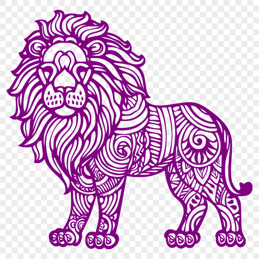 Free Unique Lion Vector Art