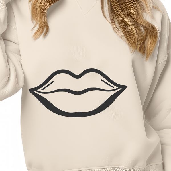 Beautiful Vector Lip Design Detailed lip design as a scalable vector graphic (SVG) image.