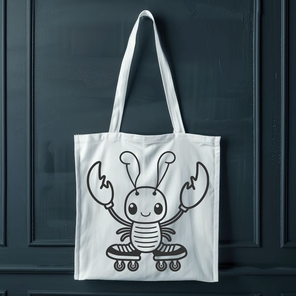 Free Lobster SVG Download A digital illustration of a lobster, a sea creature commonly found in coastal waters.