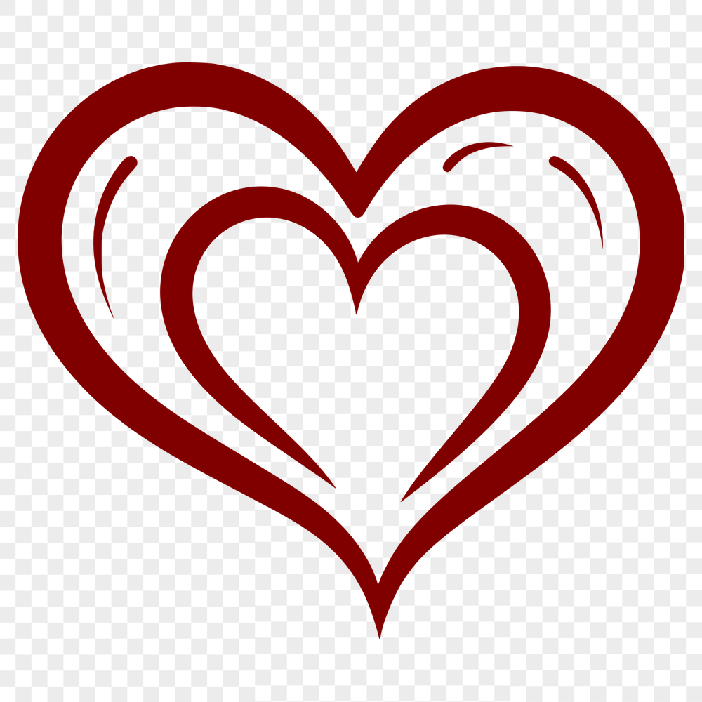 Free Unique Love Heart Clipart