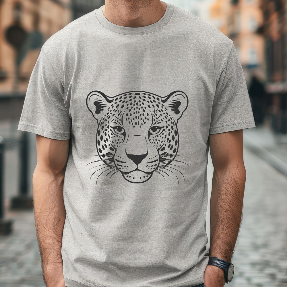 Jaguar Illustration A detailed illustration of a jaguar's head, highlighting its distinctive features and textures.