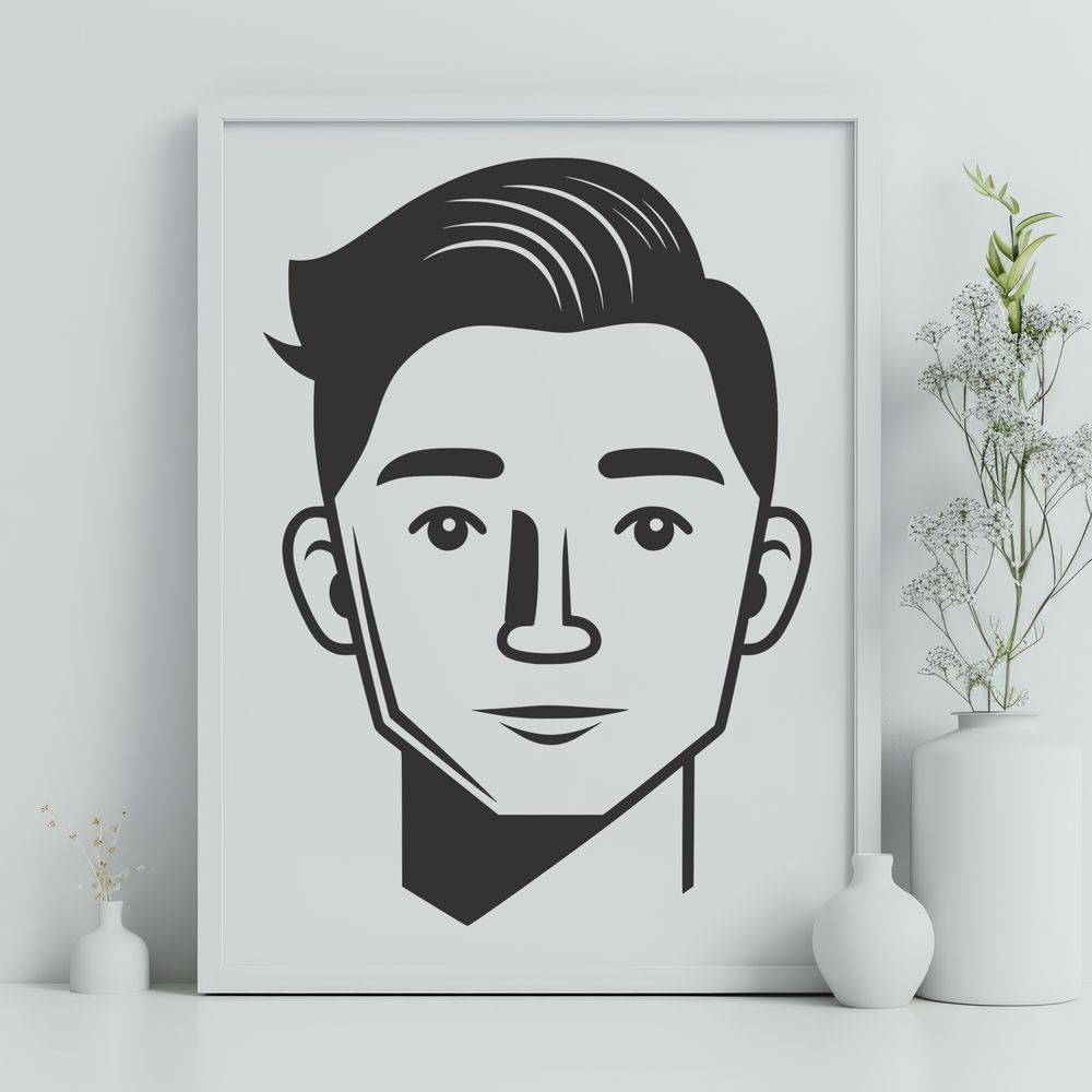 Free Vector Silhouette of a Man A simple vector graphic representation of a man silhouette.