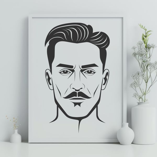 Free SVG Man Illustration A male figure in vector format for graphic design purposes.