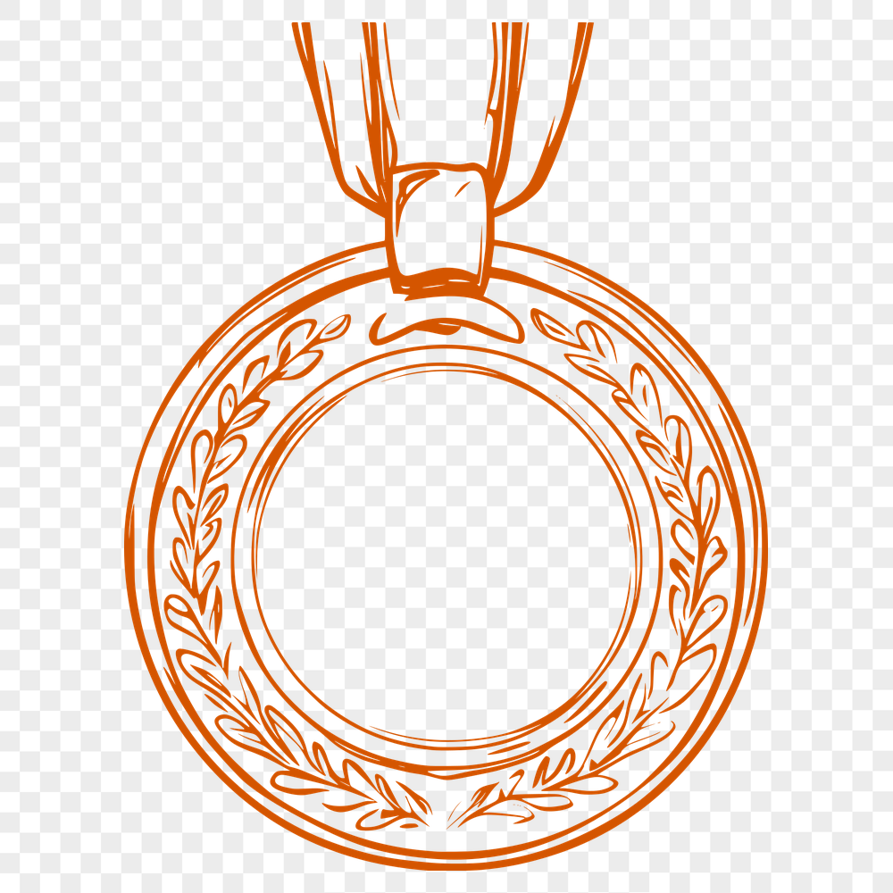 Medal Printable Image In SVG File Format For Free Download