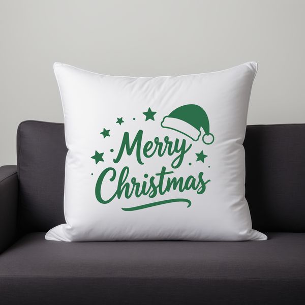 A digital illustration featuring a festive Christmas quote in bold font.