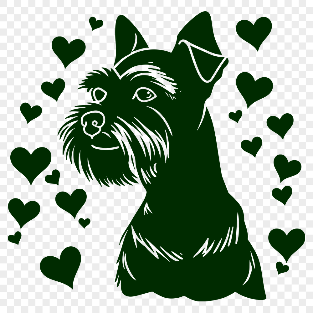 Free Free Miniature Schnauzer Digital Art